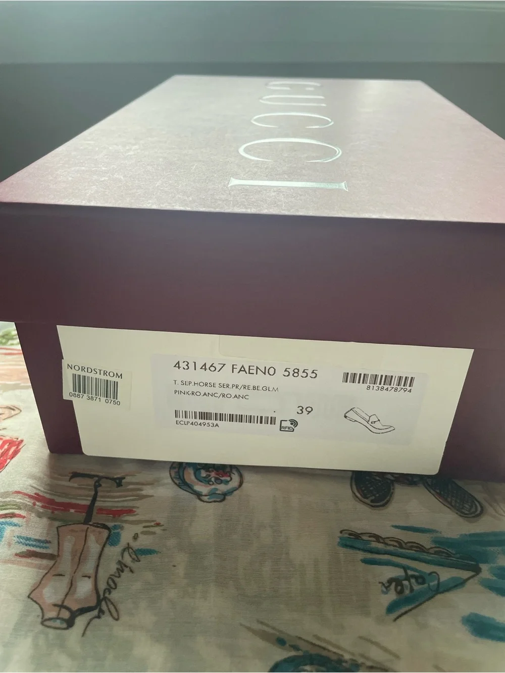 Gucci Pink GG Horsebit Canvas Loafers for women
